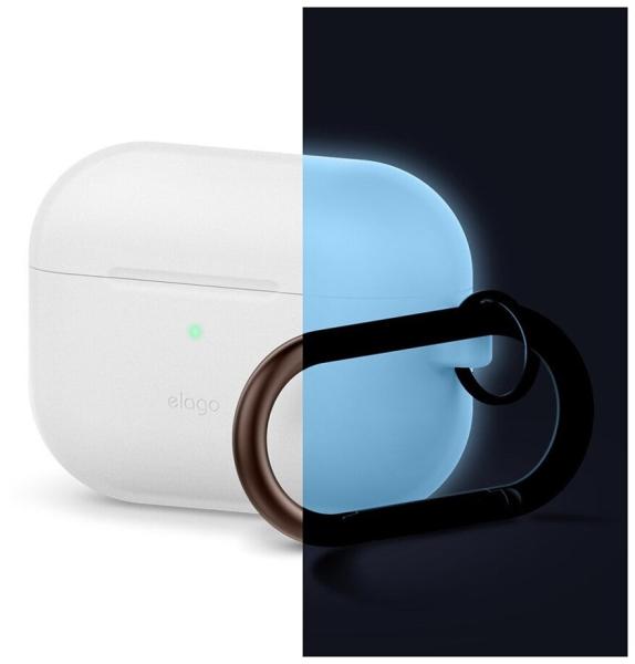 Elago для AirPods Pro чехол Silicone case Nightglow blue