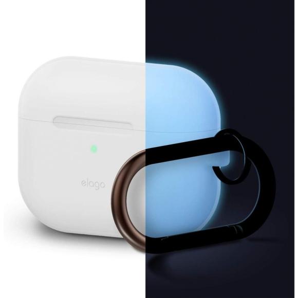 Elago для AirPods Pro чехол Silicone case Nightglow blue