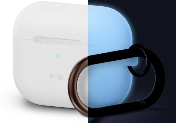 Elago для AirPods Pro чехол Silicone case Nightglow blue