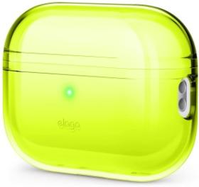 Elago для AirPods Pro 2 (all) чехол Clear case Neon Yellow