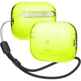Elago для AirPods Pro 2 (all) чехол Clear case Neon Yellow