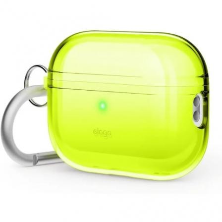 Elago для AirPods Pro 2 (all) чехол Clear case Neon Yellow