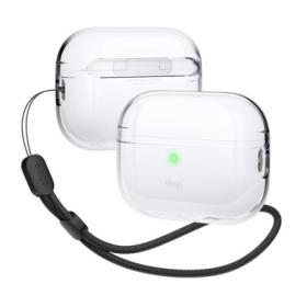 Elago для AirPods Pro 2 (all) чехол Clear case with Round strap Deep Purple