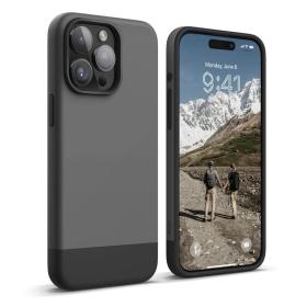 Elago для iPhone 15 Pro чехол GLIDE (tpu+pc) Dark Grey/Black (MagSafe)