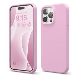 Elago для iPhone 15 Pro Max чехол Soft silicone (Liquid) Aqua Sky