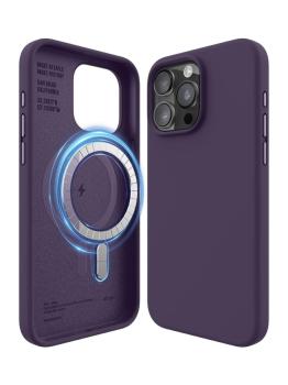 Elago для iPhone 15 Pro Max чехол Soft silicone (Liquid) Stone (MagSafe)