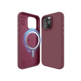 Elago для iPhone 15 Pro Max чехол Soft silicone (Liquid) Stone (MagSafe)