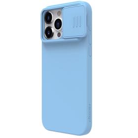 Nillkin для iPhone 14 Pro чехол CamShield Silky Magnetic Silicone Midnight Blue