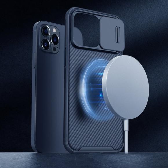 Nillkin для iPhone 14 Pro Max чехол CamShield Pro Magnetic Blue