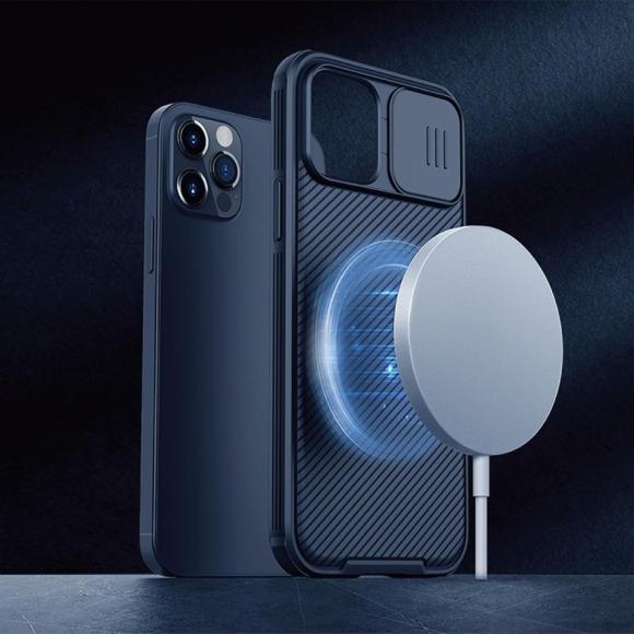 Nillkin для iPhone 14 Pro Max чехол CamShield Pro Magnetic Blue