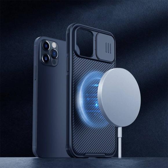Nillkin для iPhone 14 Pro Max чехол CamShield Pro Magnetic Blue