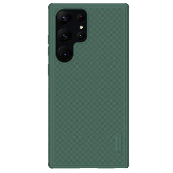 Nillkin для Galaxy S22 Ultra чехол CamShield Silky Silicone case Blue