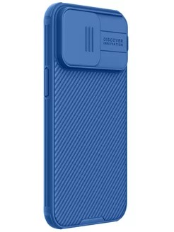 Nillkin для iPhone 15 Pro Max чехол CamShield Pro Blue