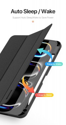 Чехол книжка Dux Ducis Domo Series 916358 для iPad Pro 11" M4 (PS) Pink