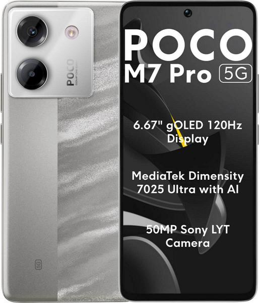 Смартфон Xiaomi Poco M7 Pro 5G 12/256Gb Lunar Dust
