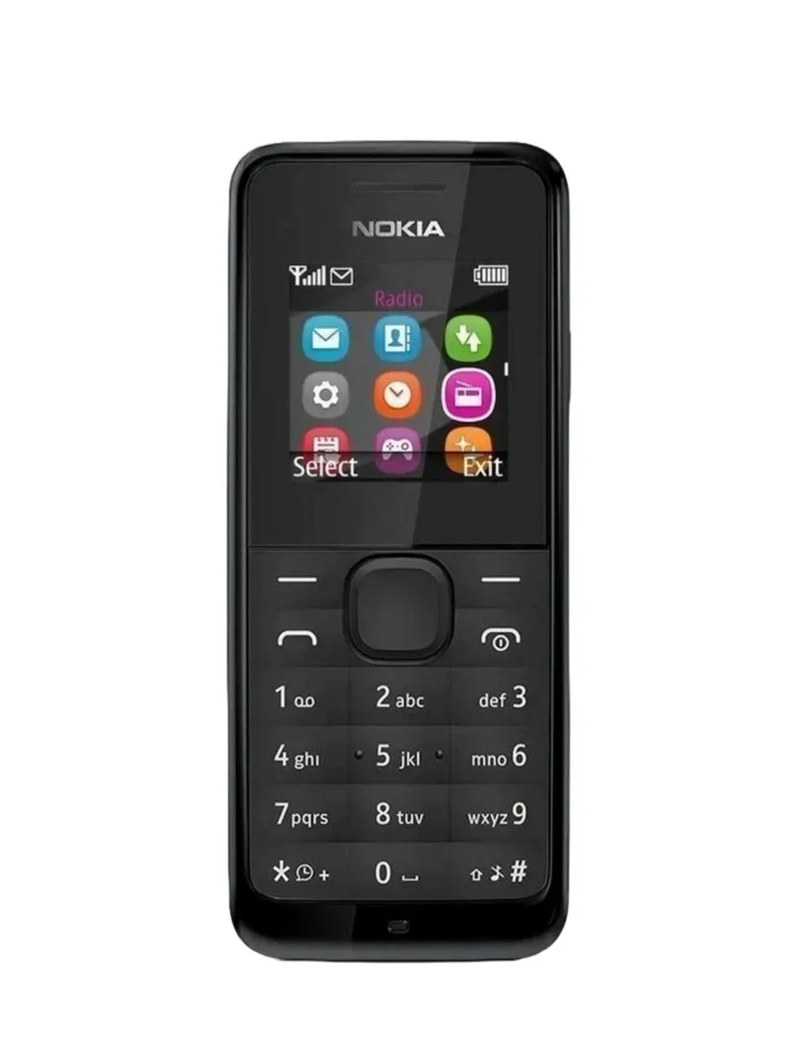 Телефон Nokia 105 Black